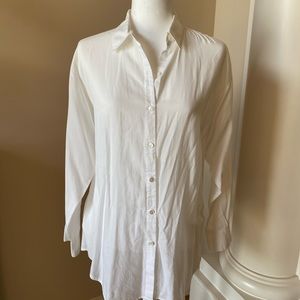 100% Cotton Long Sleeve Button Up- sz M